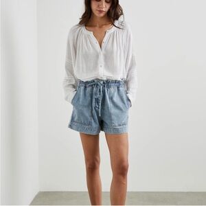 Rails Frances Top Shirt in White size S